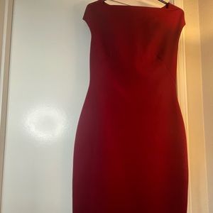 Zara burgundy blue glass dress